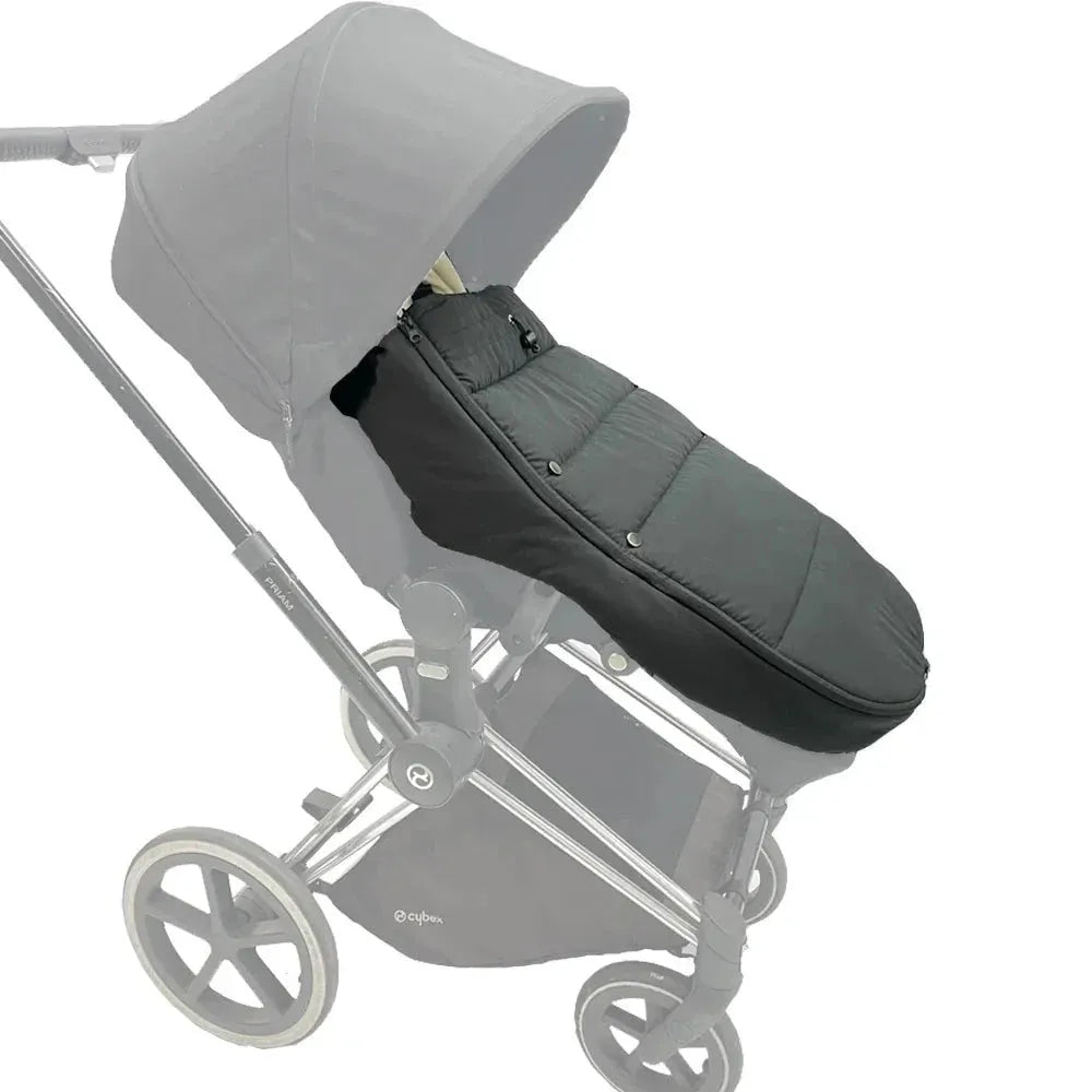 Chancelière noir pour poussette Cybex pour garder bébé au chaud