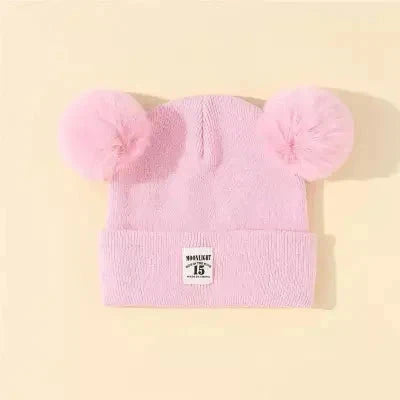 Bonnet chaud bébé – Laine épaisse avec cache - oreilles, idéal contre le froid - Petite Harmonie